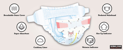 Kirkland Signature diapers are everything you love, made even better