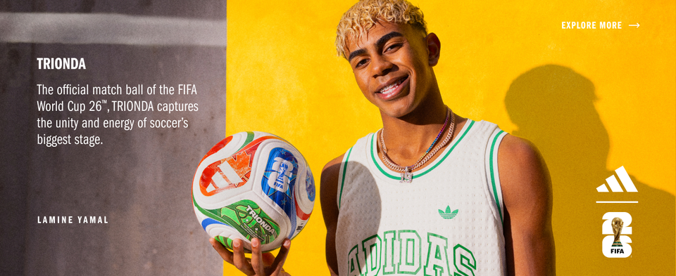 Trionda. The official match ball of the FIFA World Cup 26 ™, Trionda captures the unity and energy of soccer's biggest stage.