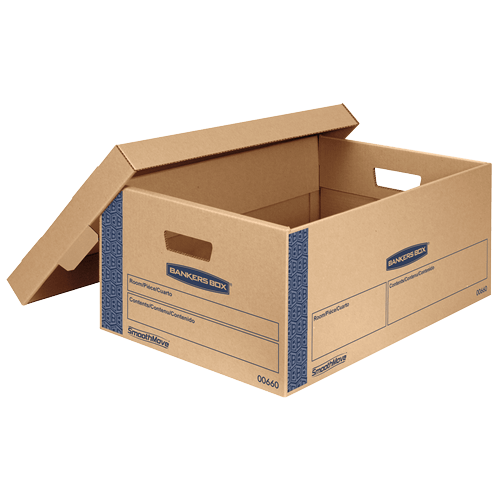 SMOOTHMOVE™ BY BANKERS BOX Fellowes Canada SmoothMove Prime Small Moving  Boxes - 10 Pack 0062717