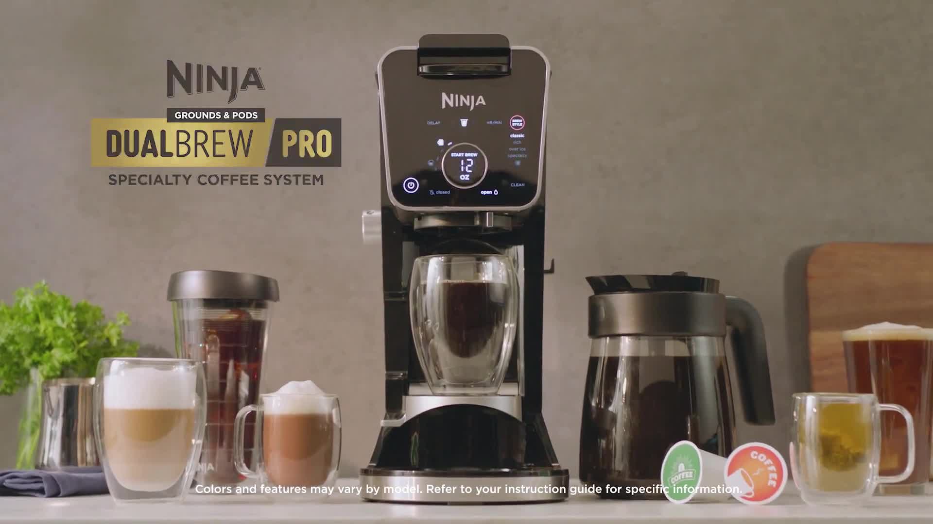 Ninja Dualbrew Specialty Coffee System Single Serve K Cup 49 Off 2135