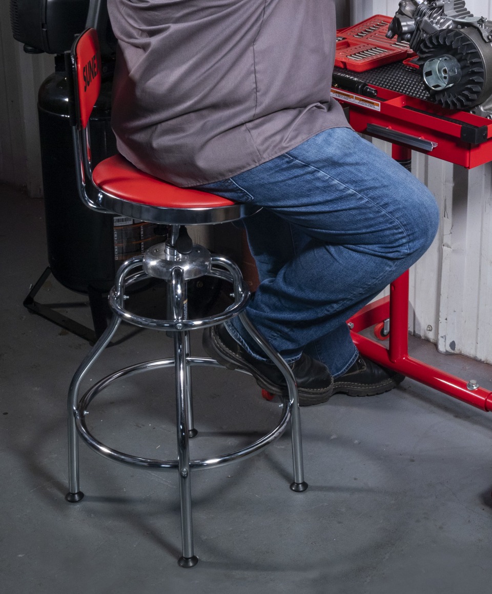 Sunex 8516 discount hydraulic shop stool