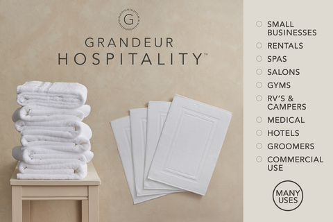 Grandeur Hospitality Towels, Washcloth 24-piece