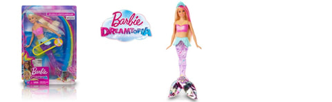 Barbie Sirène Lumières et Danse Aquatique, GFL82