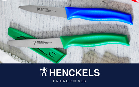  HENCKELS J.A International Accessories Paring Knife Set,  4-piece, Multicolor: Paring Knives: Home & Kitchen