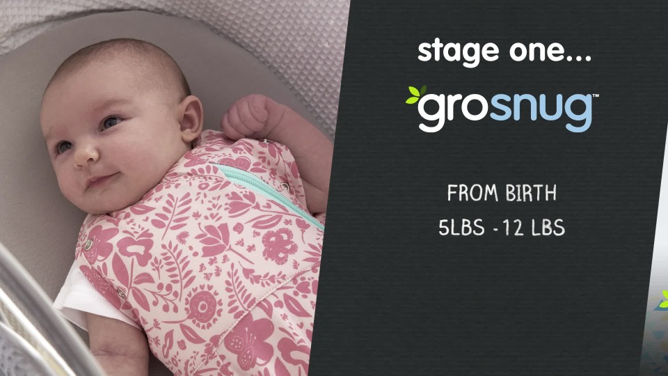 Tommee Tippee Newborn Grosnug Swaddle Sleeping Bag, Ollie the Owl