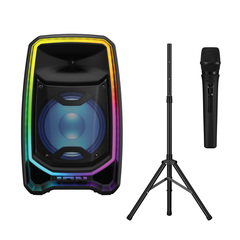 ION Audio Total PA™ Freedom includes wireless microphone and speaker stand