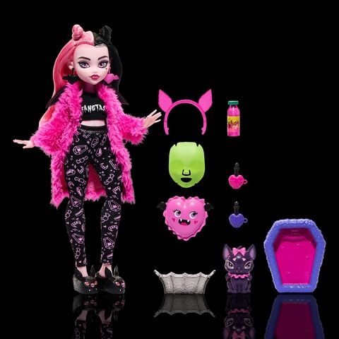  Monster High Doll, Twyla Creepover Party Set with Pet Bunny  Dustin, Sleepover Clothes and Accessories : Toys & Games