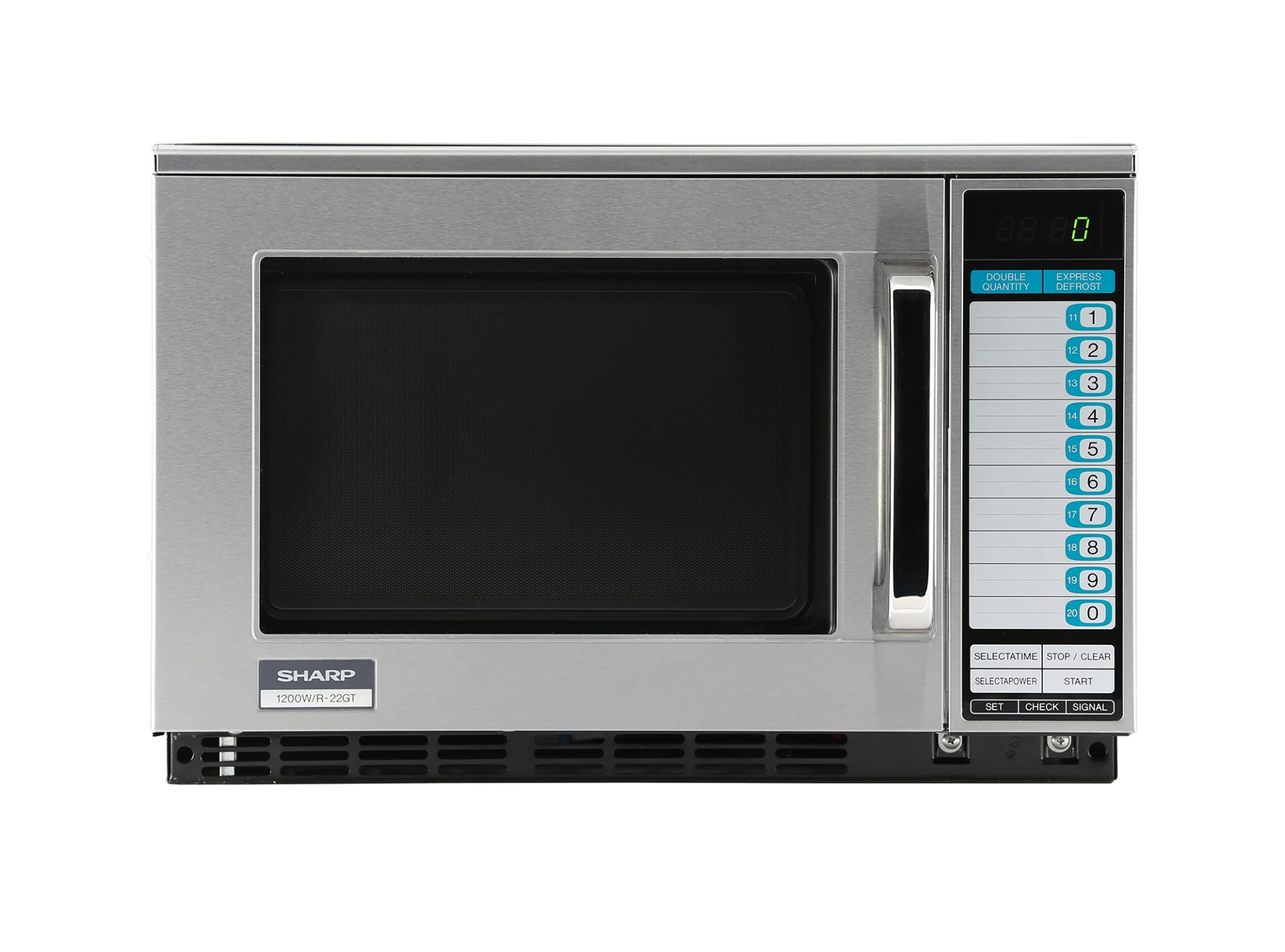 Sharp R22GTF Heavy Duty 1200W Commercial Microwave Oven