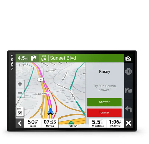 Garmin DriveSmart 86 - Navegador GPS para coche con pantalla de cristal  brillante de 8 pulgadas (010-02471-00) (renovado)