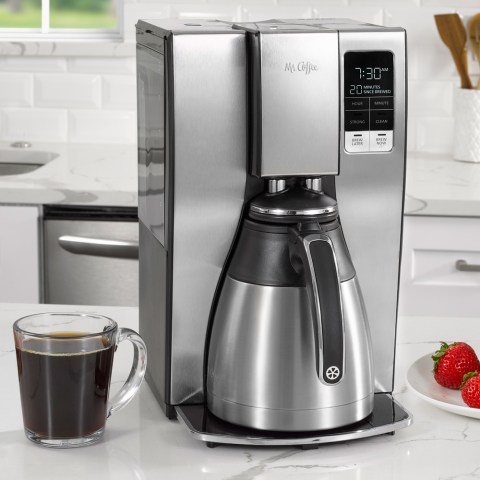 Brew a Bolder Cup of Coffee with the Touch  of a Button