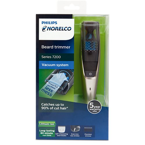 philips norelco series 7200 vacuum beard trimmer