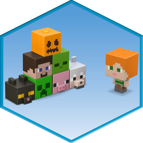 Minecraft Mob Head Minis Actionfiguren, Videospiel-Figuren