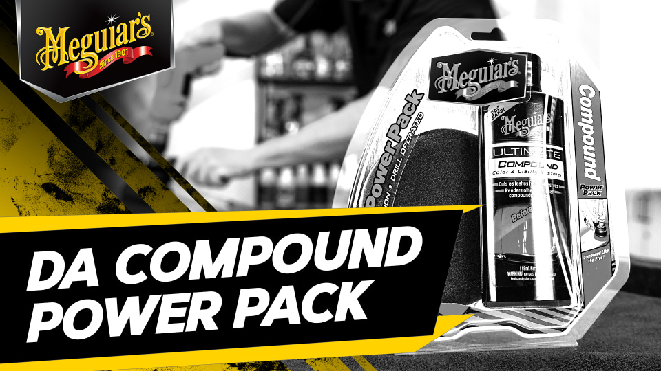 Meguiar's DA Compound Power Pack – Ultimate Compound & DA Power Pad for  Easy Defect Removal, G3501