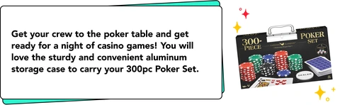 300-Piece Poker Set with Aluminum Carrying Case