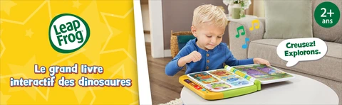 Livre Interactif Dinosaures VTech - 14 Pages Tactiles Français 3+ Ans