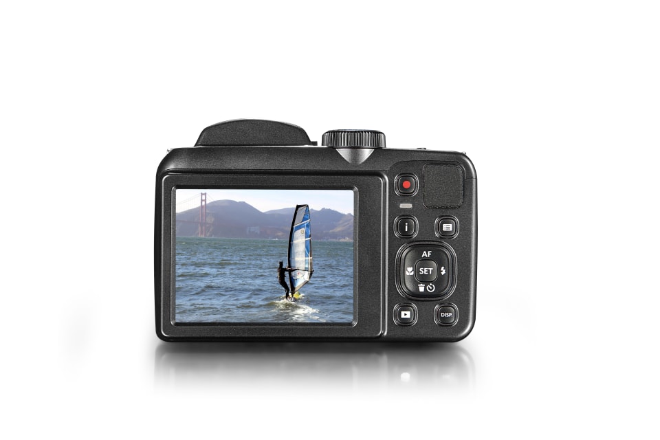 Kodak PIXPRO Astro Zoom AZ251-BK 16MP Digital Camera with 25X Optical Zoom  and 3 LCD Screen (Black)