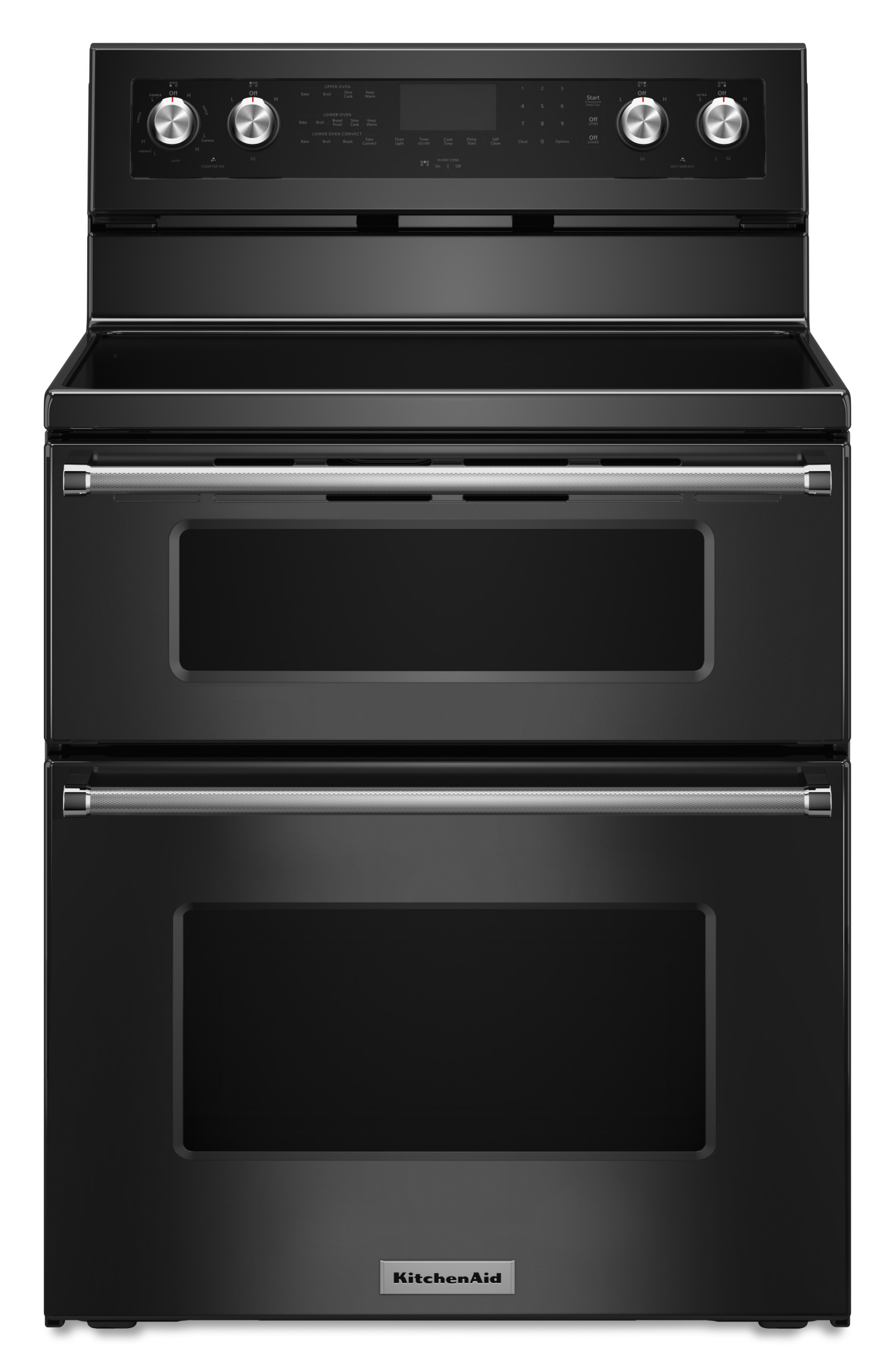 KFED500ESS by KitchenAid - 30-Inch 5 Burner Electric Double Oven Convection  Range