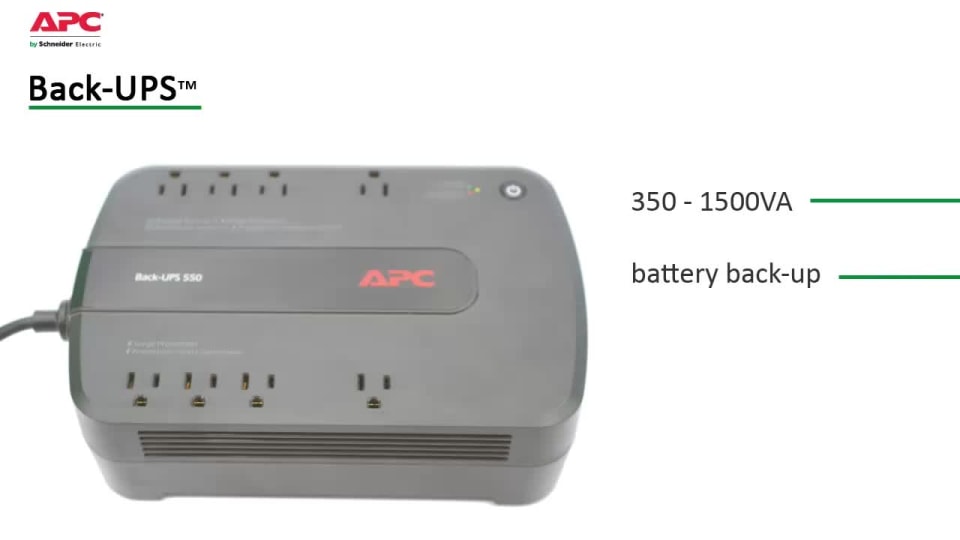 thumbnail video image 2 of Ups - 120V - 390 Watt - Usb - (4) Nema 5-15R (Battery Backup), (4) Nema 5-15R (S, 2 of 6