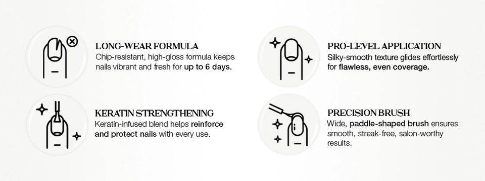 Stylized beauty banner highlighting the product