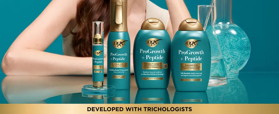 Pro-growth routine for visibly thicker, fuller hair