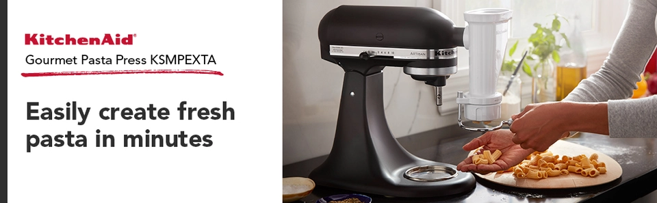 KitchenAid Stand Mixer Gourmet Pasta Press Set with Cutter KitchenAid Stand Mixer Gourmet Pasta Press Set with Cutter