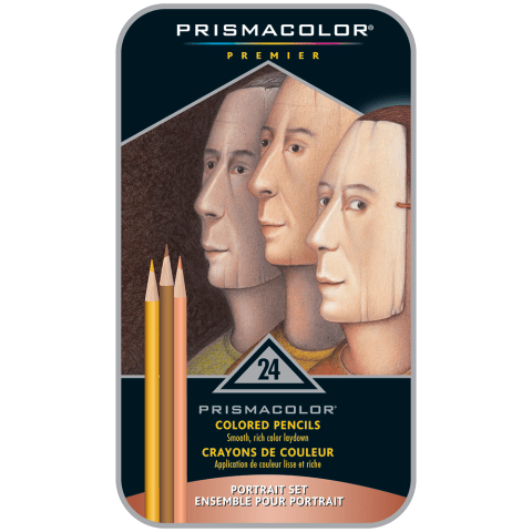 Prismacolor Premier Colored Pencils, Portrait Set, Soft Core, 24 Pack