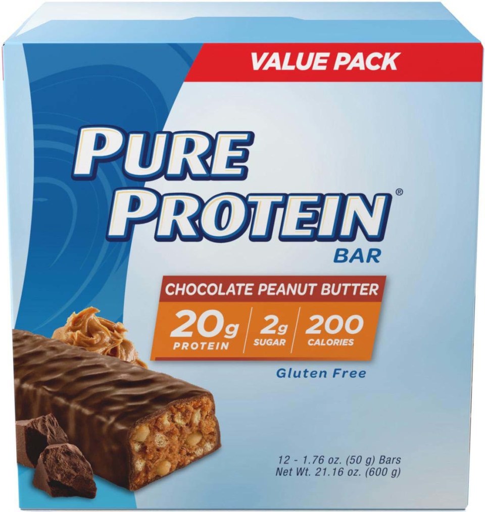 Pure Protein Bars Chocolate Peanut Butter 20g Protein 176 Oz 6 Ct