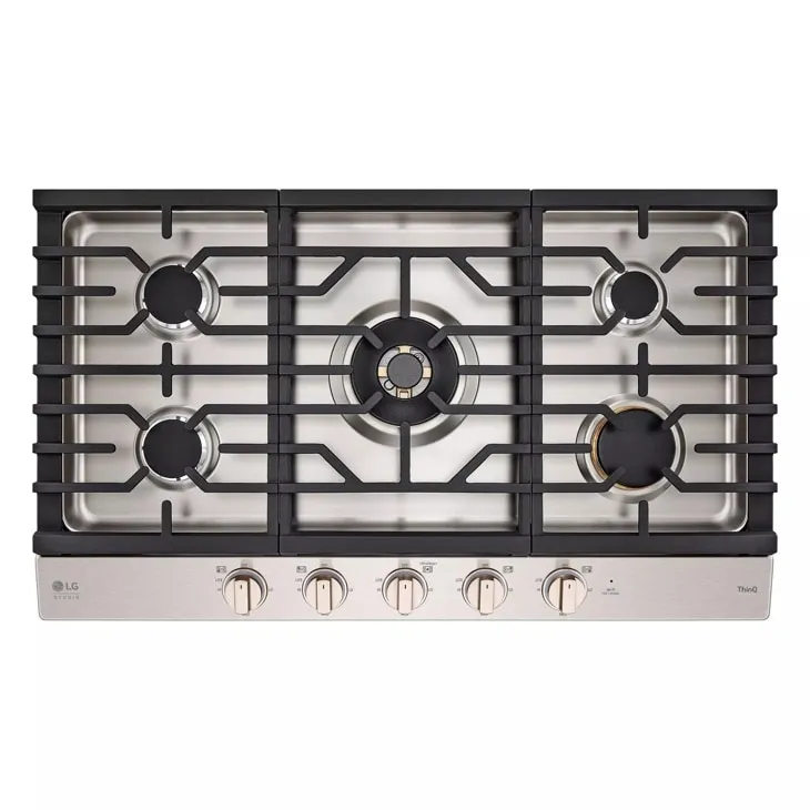 LG STUDIO - CBGS3628N - LG STUDIO 36 Inch UltraHeat Gas Cooktop