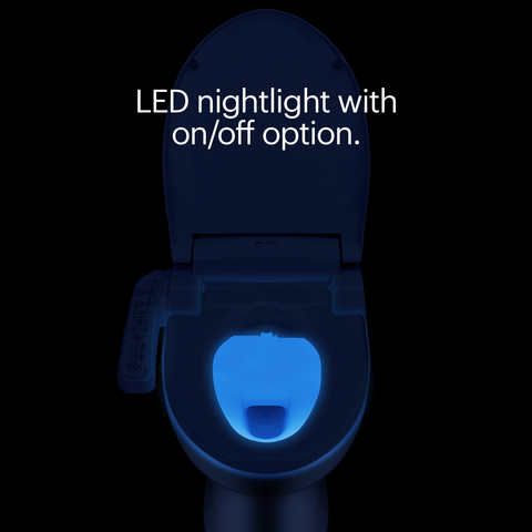 LED nightlight with on/off option. LED nightlight with on/off option.