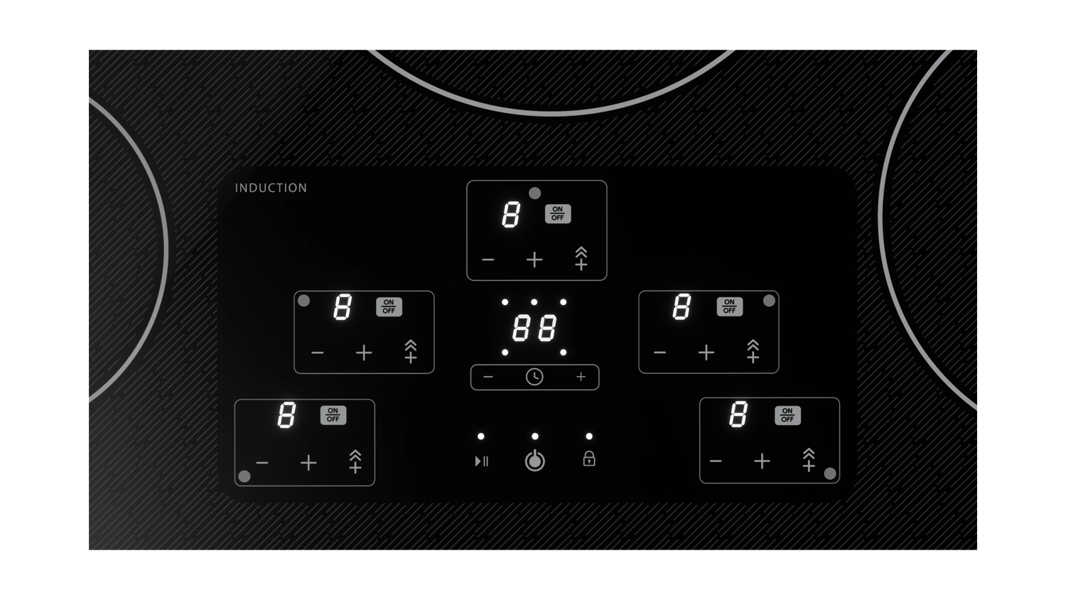 36-inch Black Cooktop (SDH3652DB) - Sharp USA