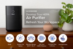 levoit LV-H128-BU Desktop True HEPA Air Purifier User Manual