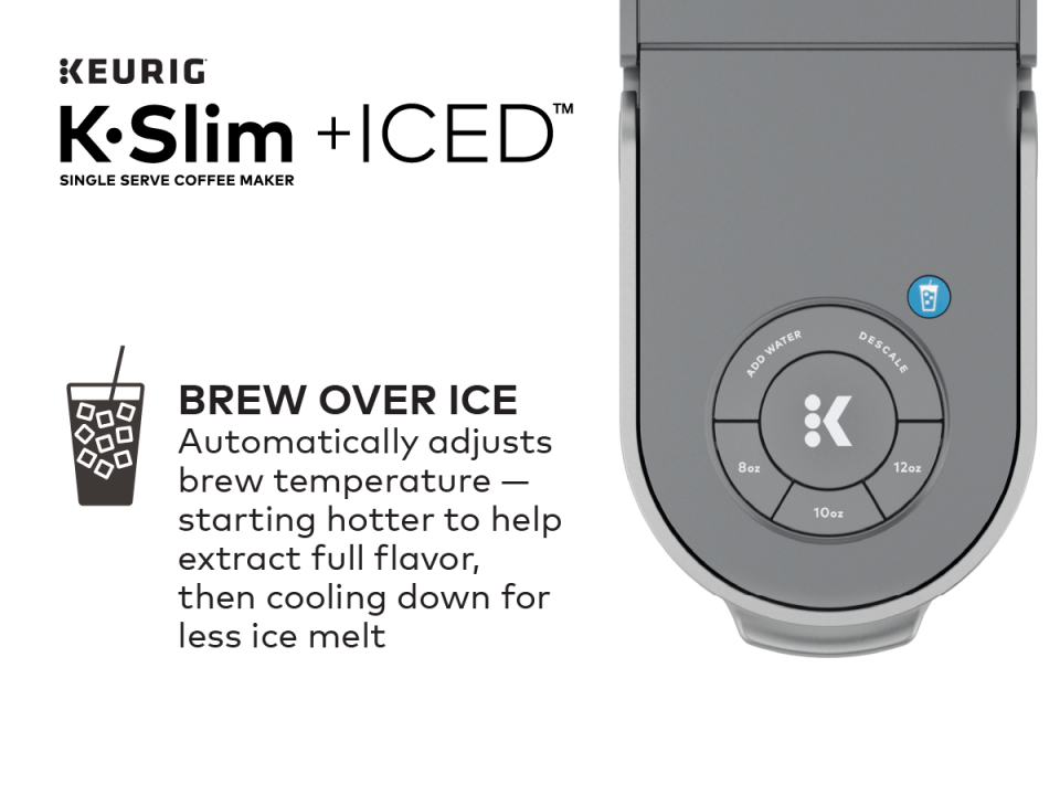 Keurig K-Slim Plus ICED Coffee Brewer with 24 K-Cups and My K-Cup -  20903554