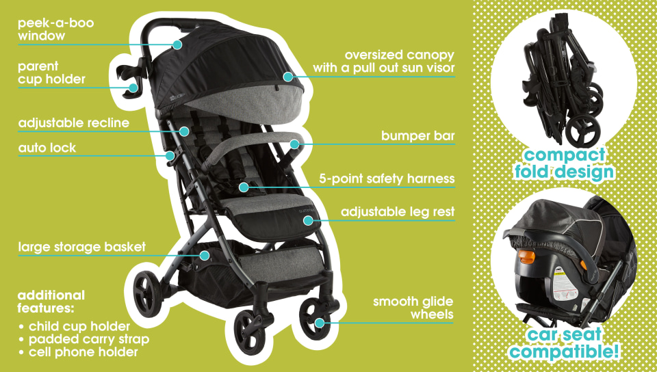 summer infant 3d pac cs  lightweight stroller