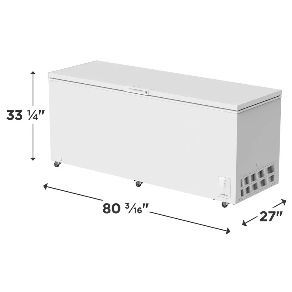 Frigidaire - FFCL2562AW - 25 Cu. Ft. Garage Ready Chest Freezer