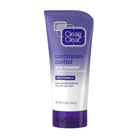 Clean & Clear Continuous Control Benzoyl Peroxide Acne Face Wash