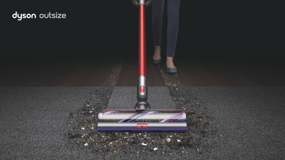 thumbnail video image 2 of Dyson Outsize Cordless Vacuum Cleaner | Red | New, 2 of 9