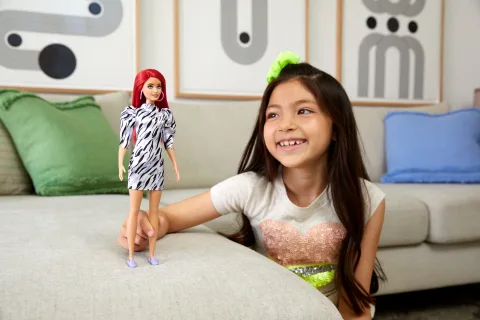 Good Look Barbie Fashionistas Doll #168, Long Red Hair