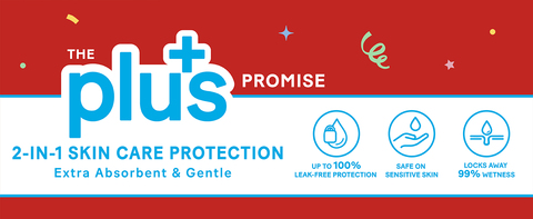 The Plus Promise. 2-in-1 Skin Care Protection.