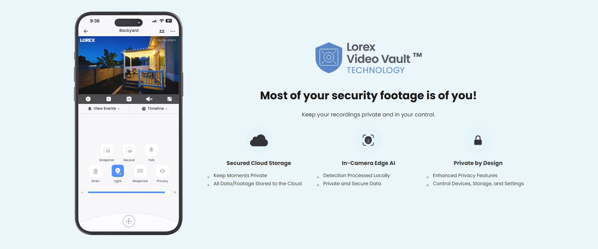 Lorex 2K Wi-Fi Smart Lightbulb Camera