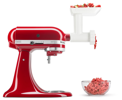  KitchenAid KPEXTA Stand-Mixer Pasta-Extruder Attachment With 6  Plates and Housing: Mixer Accessories: Home & Kitchen