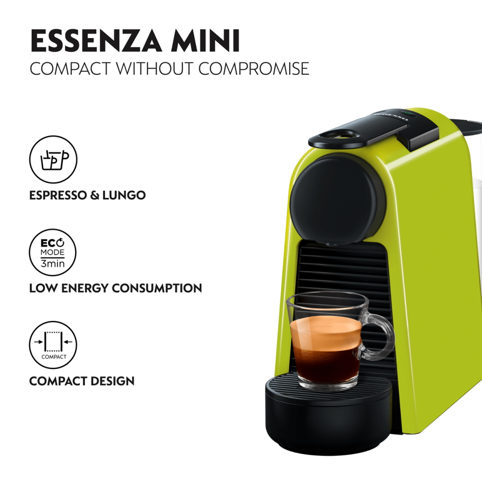Nespresso De'Longhi Essenza Mini EN85.R - Cafetera monodosis de