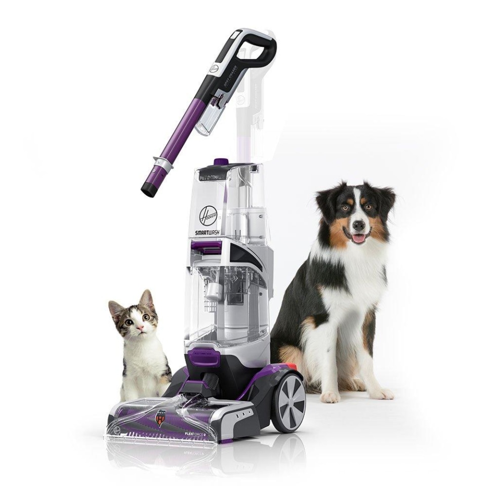Hoover Dual Power Max Pet Carpet Cleaner with Antimicrobial Brushes