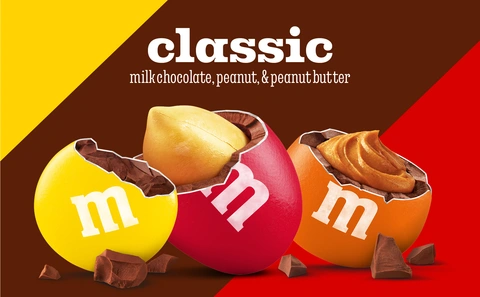 M&M's Classic Mix Chocolate Candy, Sharing Size - 8.3 oz Bag