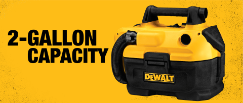 DeWalt 20V MAX 2 gal Cordless Wet Dry Vacuum 20 V Mfr DCV580H Ace Hardware