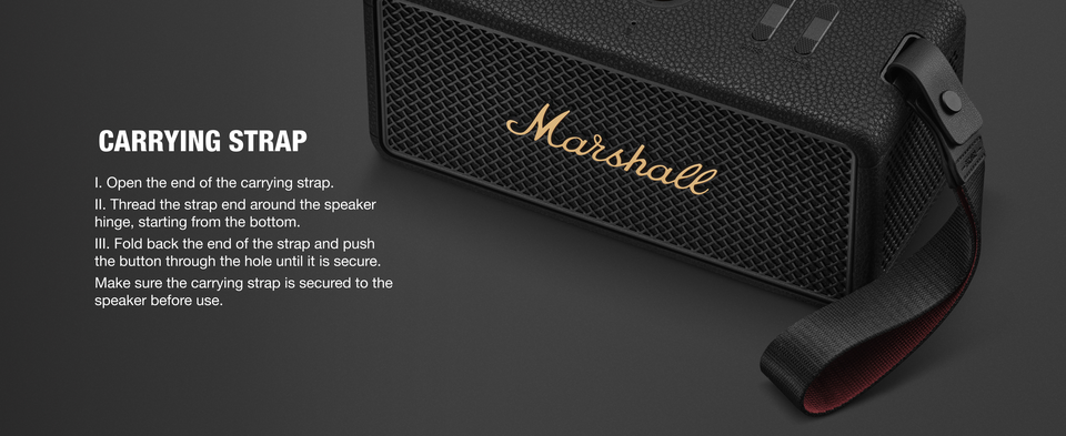 Marshall Middleton II Portable Bluetooth Speaker with Rugged