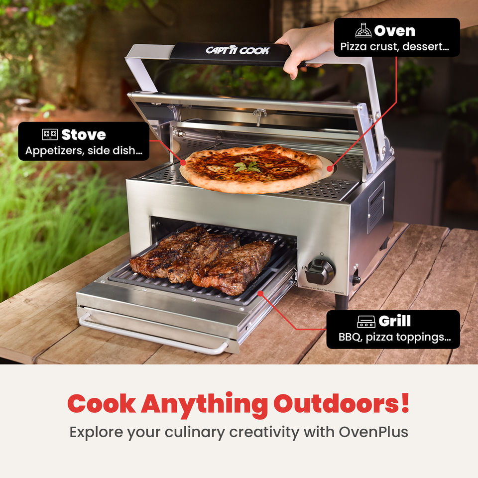 Ovenplus is a combination of stove +oven+grill