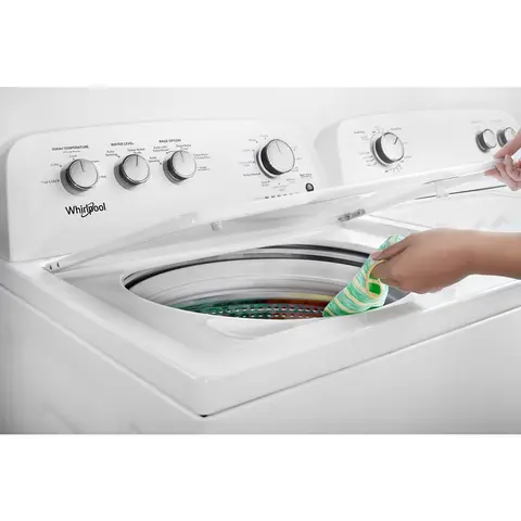Whirlpool 3.8 Cu Ft Top Load Washer in White