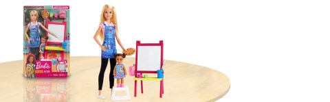 barbie art teacher playset