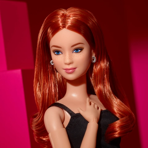 Barbie Basics Collectible Doll, Model 04 with Red Curly Hair