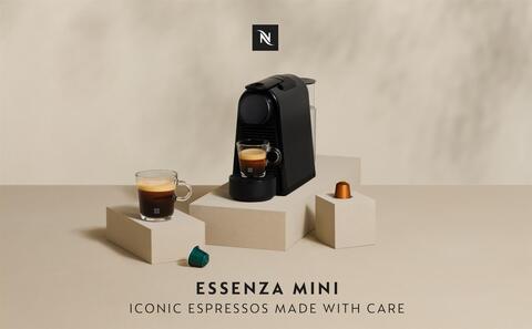Nespresso by De'Longhi Essenza Mini Single-Serve Espresso Machine in Piano  Black 